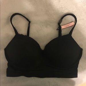 Victoria Secret Black Thick Banded Bra